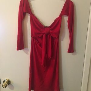 Fashion Nova Red Dress, Size Small